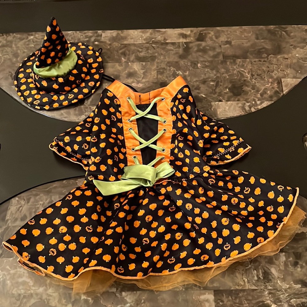 Halloween Doggie Outfit with Hat